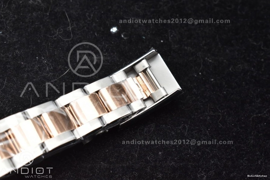 Best Minimalist Case Yacht-Master Dial Edition 37mm 268621 1216 and CVSF 316L A Black SS 1:1 RG Bracelet 0403